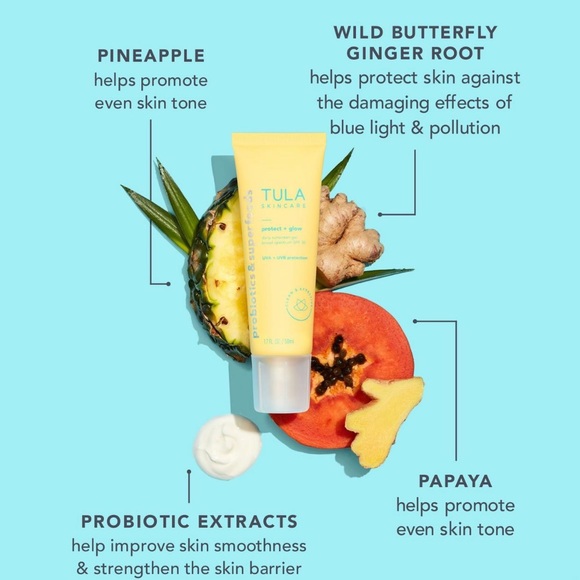 💛🆕💛 Tula Protect + Glow Daily Sunscreen Gel Broad Spectrum SPF 30 - Picture 6 of 8